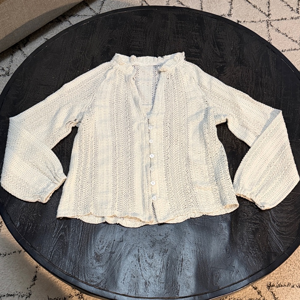 Cream Blouse